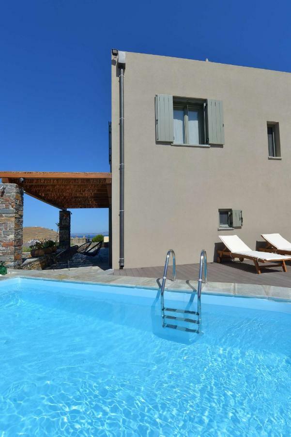 Luxurious 2019Blt Seaview Villa Wth Swimming Pool Korissia  Exteriér fotografie